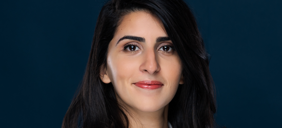 Headshot of a woman in a business suit